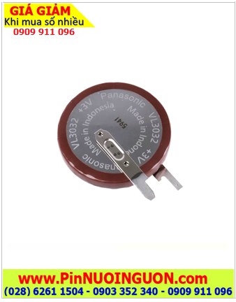 Pin sạc 3v lithium nuôi nguồn Panasonic VL-3032 (30mmx3.2mm) _Made in Japan 